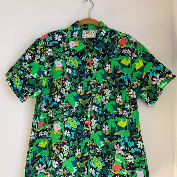 Big Bud Press Tops - Big Bud Press x Lisa Hanawalt LIMITED EDITION Plant Lady print Pantry Shirt